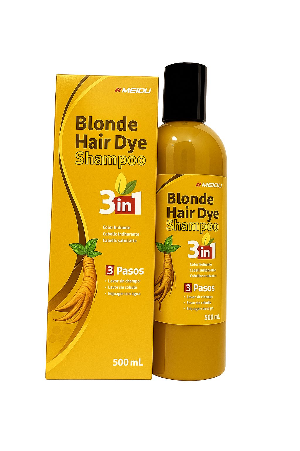 black hair dye shampoo