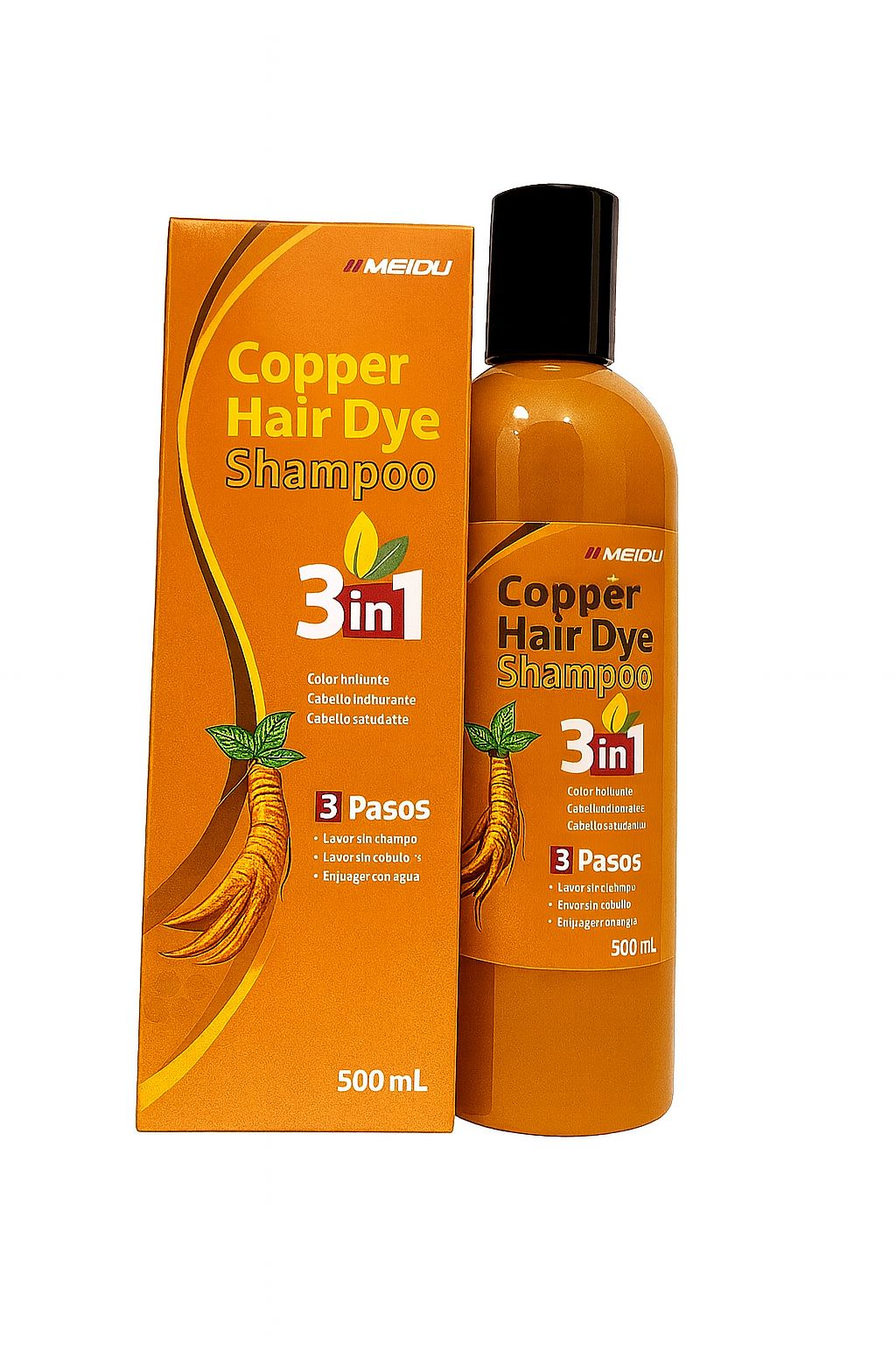 black hair dye shampoo