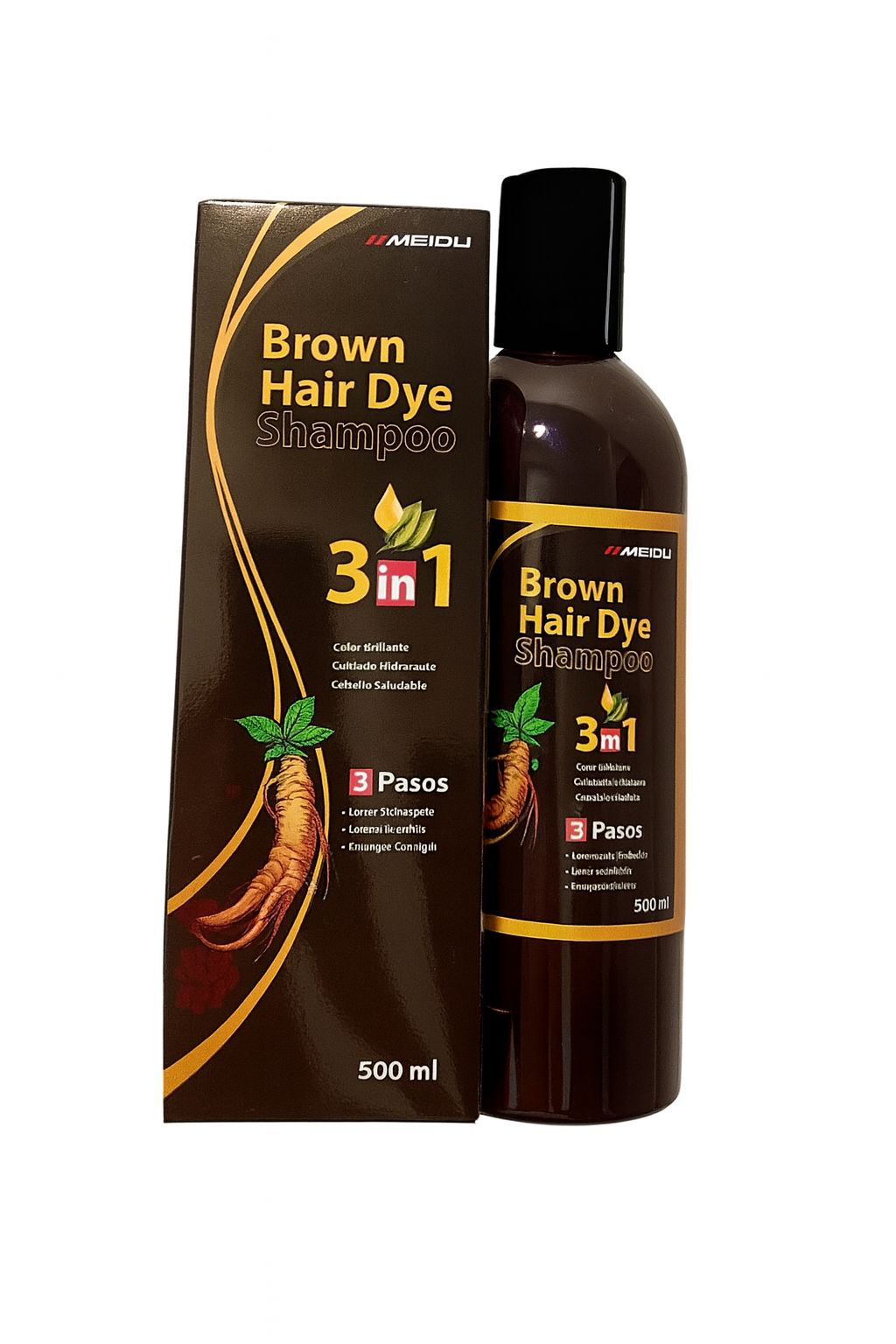 black hair dye shampoo